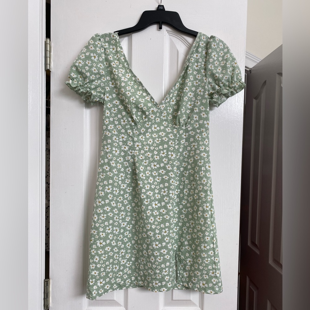 Green ZAFUL pencil dress